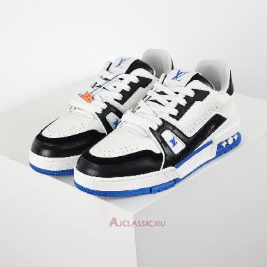 Buy Louis Vuitton LV Trainers Sneaker White Black Blue Blue 1ADDZ1 Quality Reps Replicas Shoes