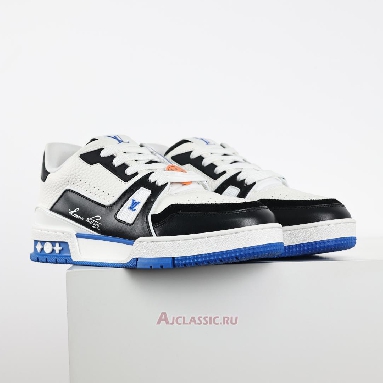 Buy Louis Vuitton LV Trainers Sneaker White Black Blue Blue 1ADDZ1 Quality Reps Replicas Shoes