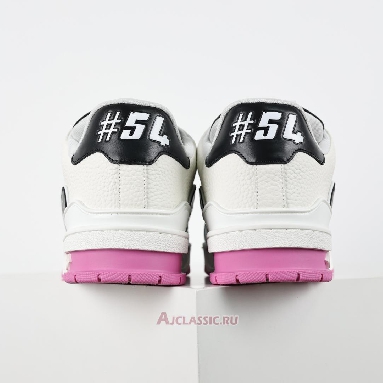 Buy Louis Vuitton LV Trainers Sneaker White Black Pink Pink 1ADDZK Quality Reps Replicas Shoes