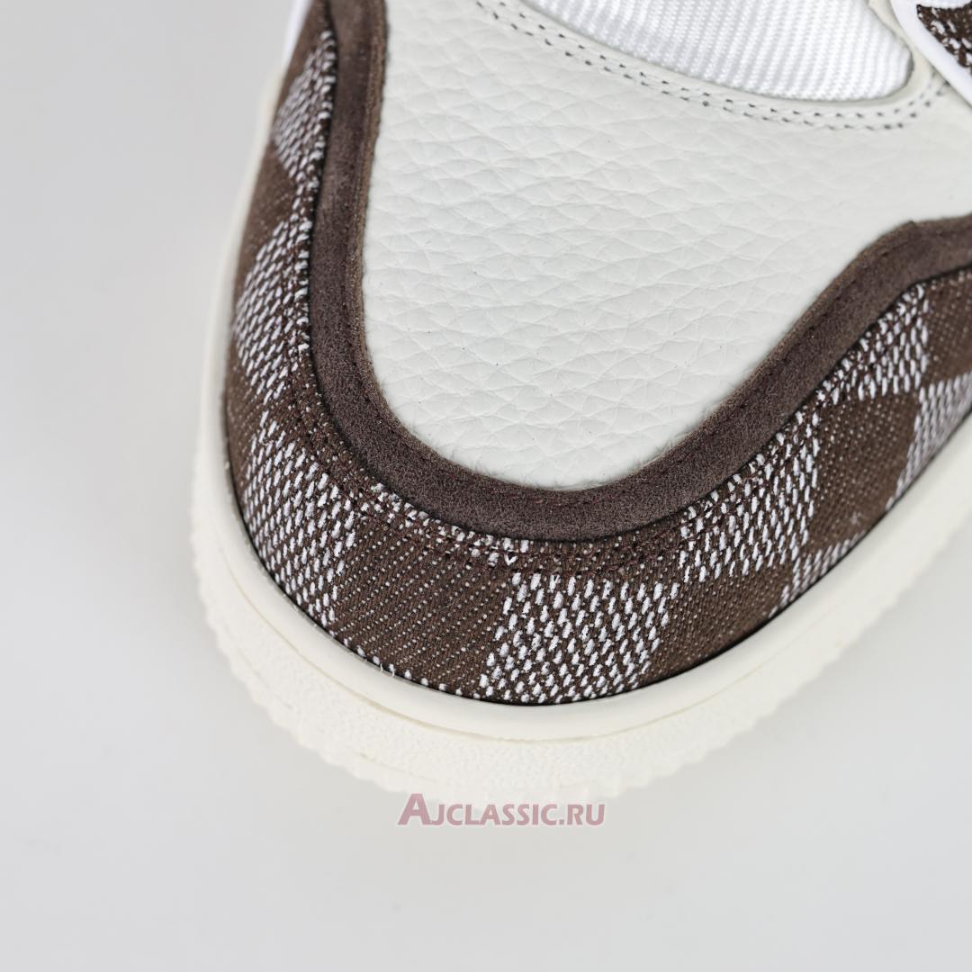 New Louis Vuitton LV Trainers Sneaker "Mocha Brown Damier Denim" 1ACPRL Shoes