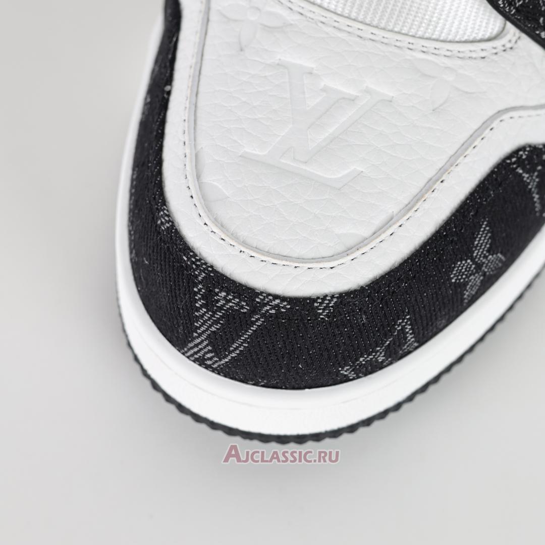 New Louis Vuitton LV Trainers Sneaker "Black White Monogram Denim" 1A9JG9 Shoes