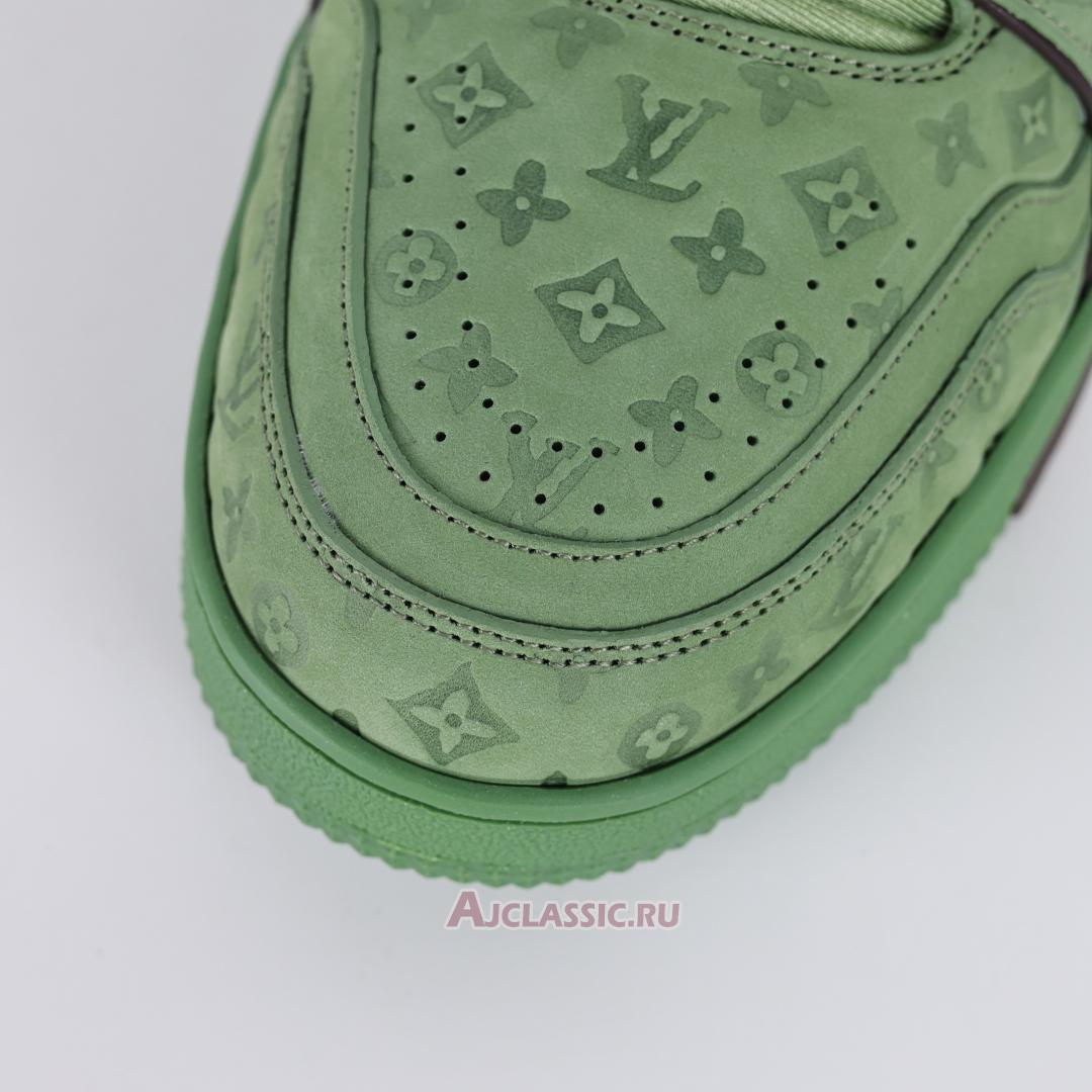 New Tyler the Creator x Louis Vuitton LV Trainers Sneaker "Green" 1ACR6C-2 Shoes
