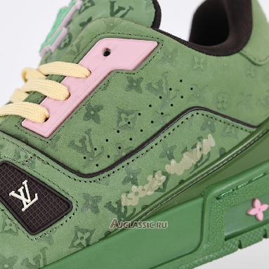 Buy Tyler the Creator x Louis Vuitton LV Trainers Sneaker Green Green 1ACR6C-2 Quality Reps Replicas Shoes