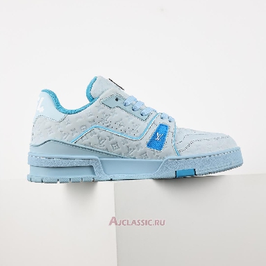 Buy Tyler the Creator x Louis Vuitton LV Trainers Sneaker Blue Blue 1ACRYB-2 Quality Reps Replicas Shoes