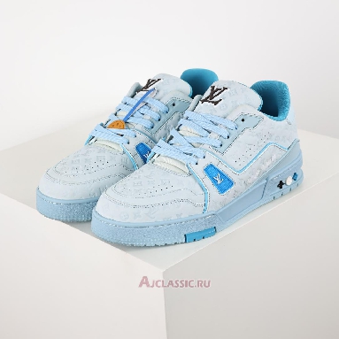 Buy Tyler the Creator x Louis Vuitton LV Trainers Sneaker Blue Blue 1ACRYB-2 Quality Reps Replicas Shoes