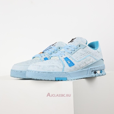 Buy Tyler the Creator x Louis Vuitton LV Trainers Sneaker Blue Blue 1ACRYB-2 Quality Reps Replicas Shoes