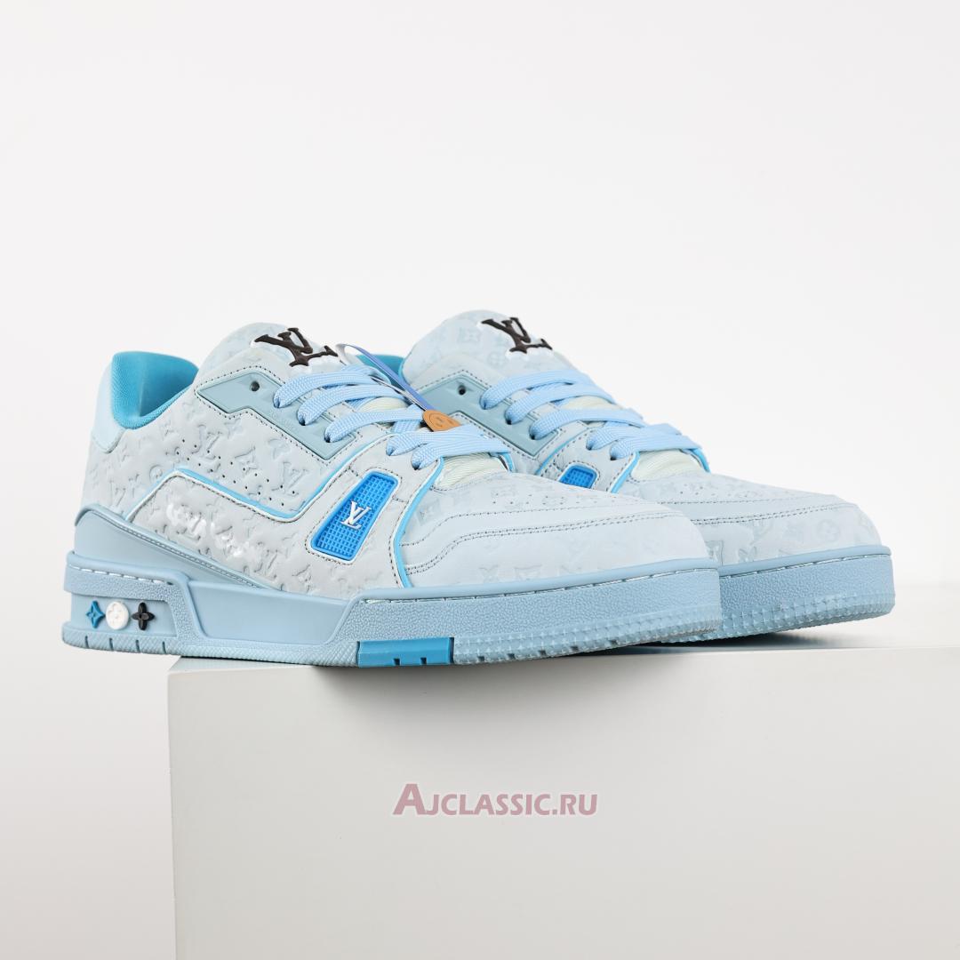New Tyler the Creator x Louis Vuitton LV Trainers Sneaker "Blue" 1ACRYB-2 Shoes