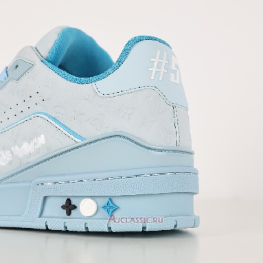 Buy Tyler the Creator x Louis Vuitton LV Trainers Sneaker Blue Blue 1ACRYB-2 Quality Reps Replicas Shoes