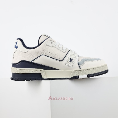 Buy Louis Vuitton LV Trainers Sneaker #54 Signature - White Marine White 1ABNIL-2 Quality Reps Replicas Shoes