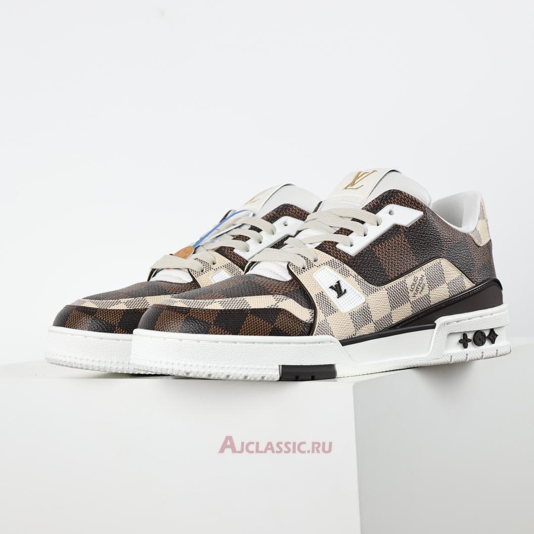 New Louis Vuitton LV Trainers Sneaker "#54 Damier Ebene Multi" 1AAST7-2 Shoes