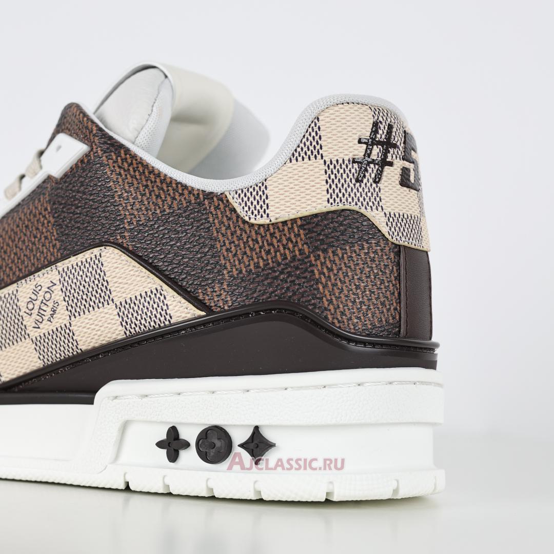 New Louis Vuitton LV Trainers Sneaker "#54 Damier Ebene Multi" 1AAST7-2 Shoes