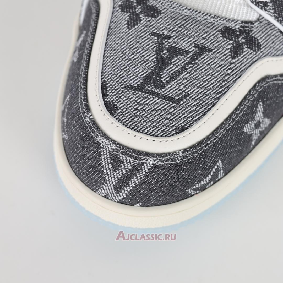 New Louis Vuitton LV Trainers Sneaker "Grey White Monogram Denim" 1ADHIO Shoes