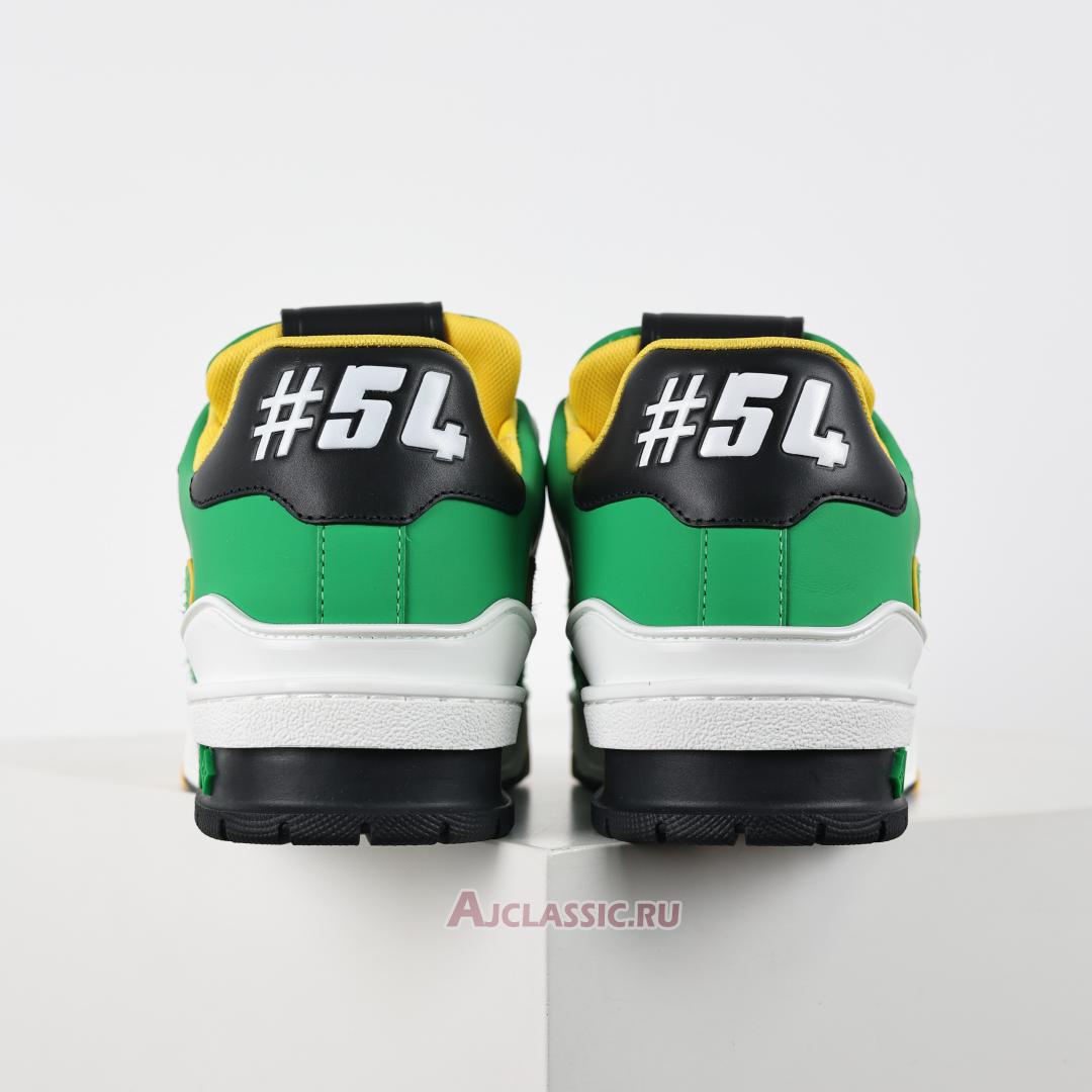 New Louis Vuitton LV Trainers Sneaker "Green Hairy Suede" 1ADHTN Shoes