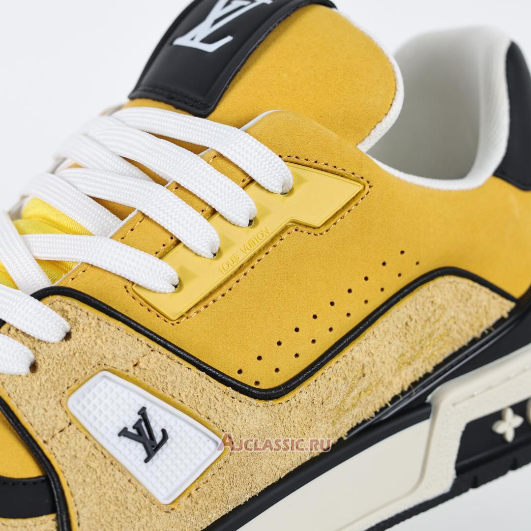 New Louis Vuitton LV Trainers Sneaker "Yellow Hairy Suede" 1ADHVB Shoes