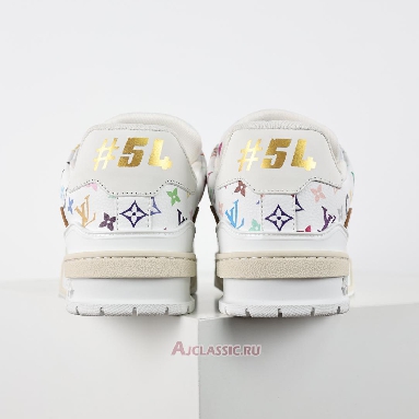 Buy Takashi Murakami x Louis Vuitton LV Trainers Sneaker White Multicolored White 1AGZDF Quality Reps Replicas Shoes