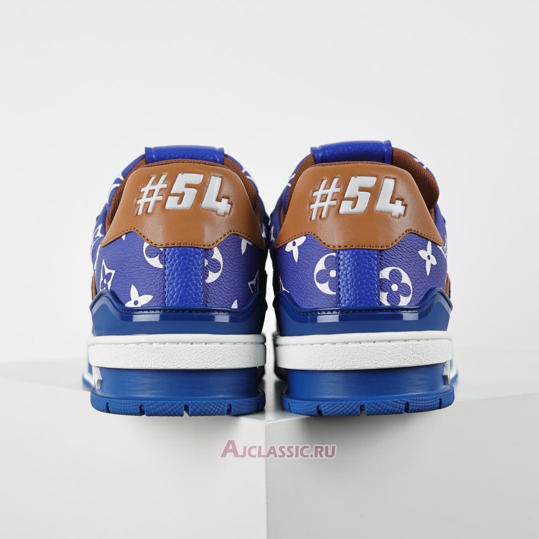New Louis Vuitton LV Trainers Sneaker "Blue Monogram Printed" 1AHAND-2 Shoes