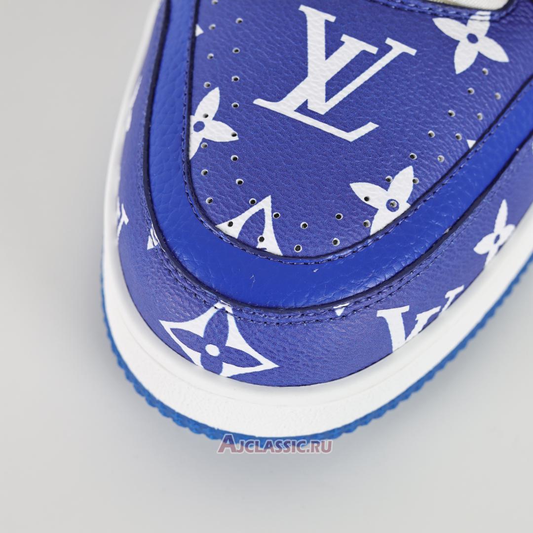 New Louis Vuitton LV Trainers Sneaker "Blue Monogram Printed" 1AHAND-2 Shoes