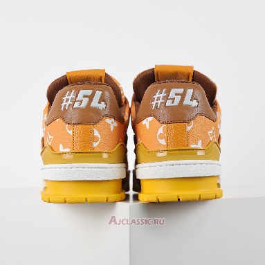 Buy Louis Vuitton LV Trainers Sneaker Yellow Monogram Printed Yellow 1AHAOF-2 Quality Reps Replicas Shoes