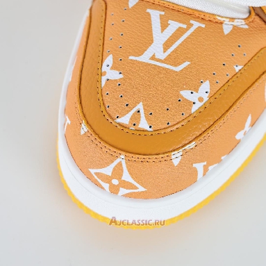 Buy Louis Vuitton LV Trainers Sneaker Yellow Monogram Printed Yellow 1AHAOF-2 Quality Reps Replicas Shoes