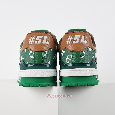 Buy Louis Vuitton LV Trainers Sneaker Green Monogram Printed Green 1AHANW Quality Reps Replicas Shoes