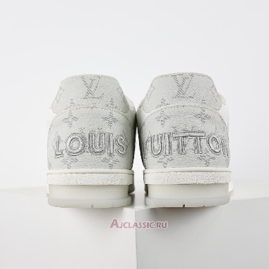 Buy Louis Vuitton LV Trainers Sneaker Velcro Strap - White Monogram Denim White 1ADF0X-2 Quality Reps Replicas Shoes
