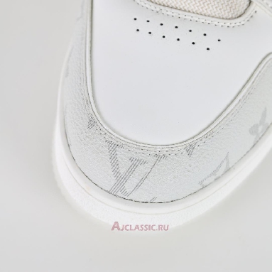 Buy Louis Vuitton LV Trainers Sneaker Velcro Strap - White Monogram Denim White 1ADF0X-2 Quality Reps Replicas Shoes