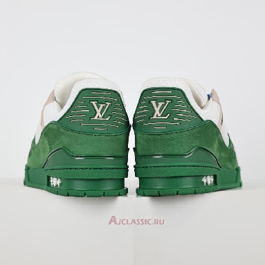 Buy Louis Vuitton LV Trainer Sneaker Green White Green 1AHTL0-2 Quality Reps Replicas Shoes