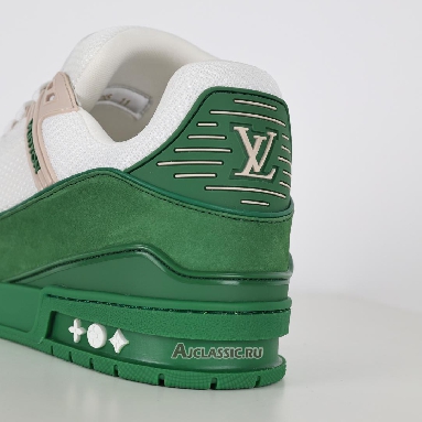 Buy Louis Vuitton LV Trainer Sneaker Green White Green 1AHTL0-2 Quality Reps Replicas Shoes