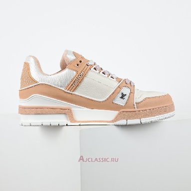 Buy Louis Vuitton LV Trainer Sneaker Orange White Orange 1ACWA9-2 Quality Reps Replicas Shoes