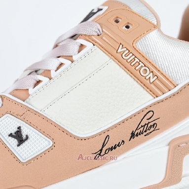 Buy Louis Vuitton LV Trainer Sneaker Orange White Orange 1ACWA9-2 Quality Reps Replicas Shoes