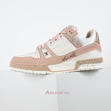 Buy Louis Vuitton LV Trainer Sneaker Pink White Pink 1ACWAS-2 Quality Reps Replicas Shoes