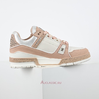 Buy Louis Vuitton LV Trainer Sneaker Pink White Pink 1ACWAS-2 Quality Reps Replicas Shoes