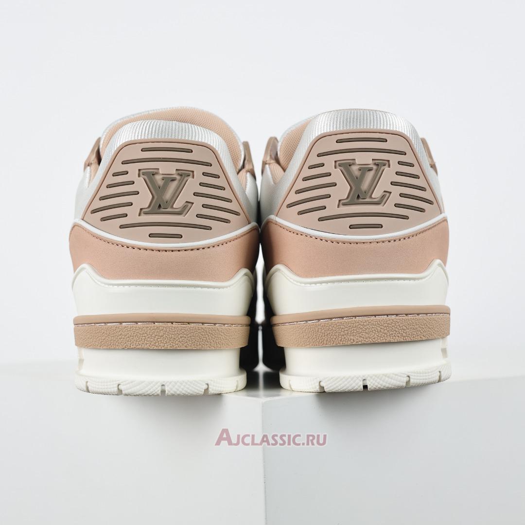 New Louis Vuitton LV Trainer Sneaker "Pink White" 1ACWAS-2 Shoes