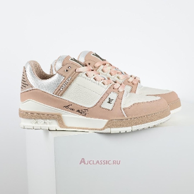 Buy Louis Vuitton LV Trainer Sneaker Pink White Pink 1ACWAS-2 Quality Reps Replicas Shoes