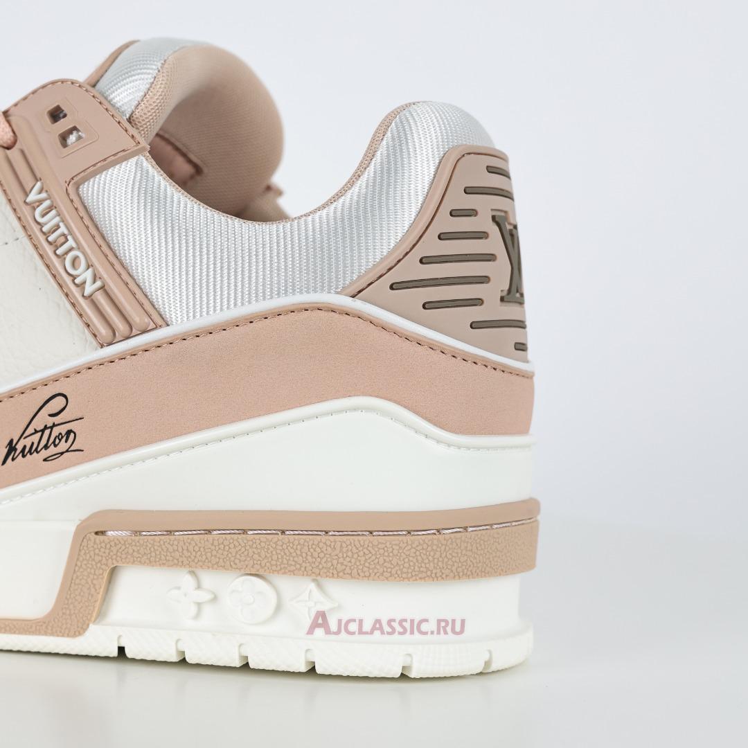 New Louis Vuitton LV Trainer Sneaker "Pink White" 1ACWAS-2 Shoes