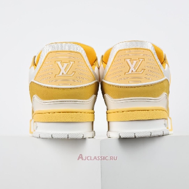 Buy Louis Vuitton LV Trainer Sneaker Yellow White Yellow 1ACWBB-2 Quality Reps Replicas Shoes