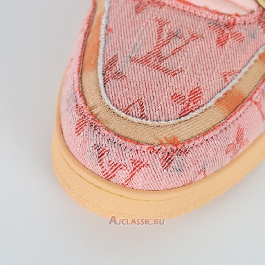 Buy Louis Vuitton LV Trainer Sneaker Orange Bleached Monogram Denim Orange 1ACVMZ-2 Quality Reps Replicas Shoes