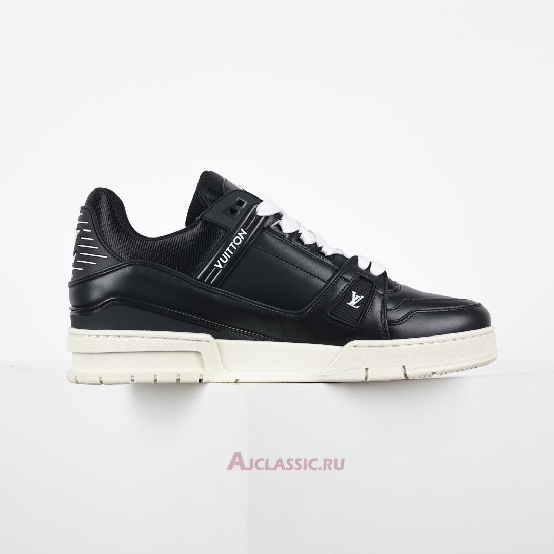 New Louis Vuitton LV Trainer Sneaker "Black White" 1AD9W3 Shoes