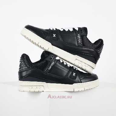 Buy Louis Vuitton LV Trainer Sneaker Black White Black 1AD9W3 Quality Reps Replicas Shoes