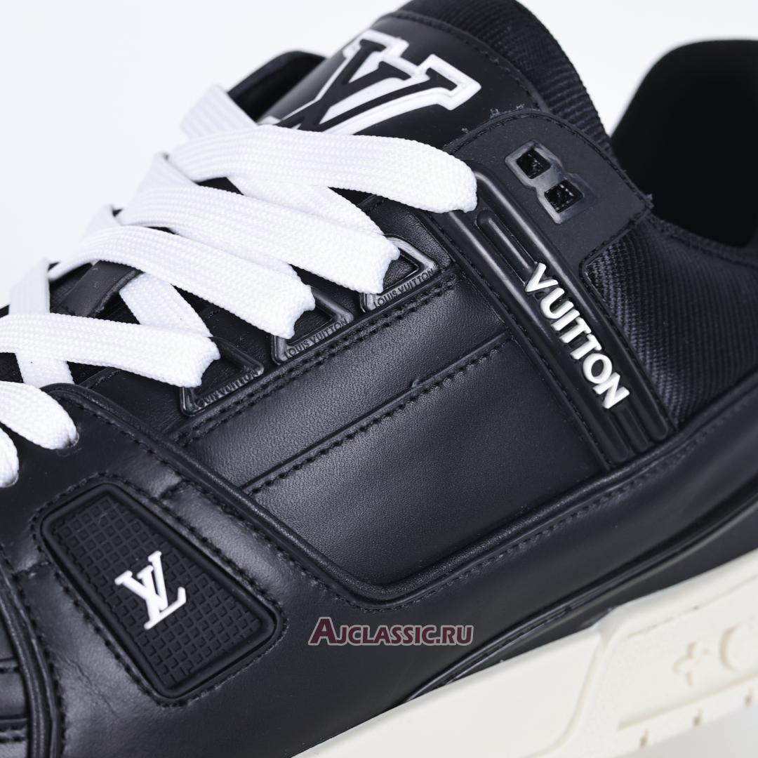 New Louis Vuitton LV Trainer Sneaker "Black White" 1AD9W3 Shoes