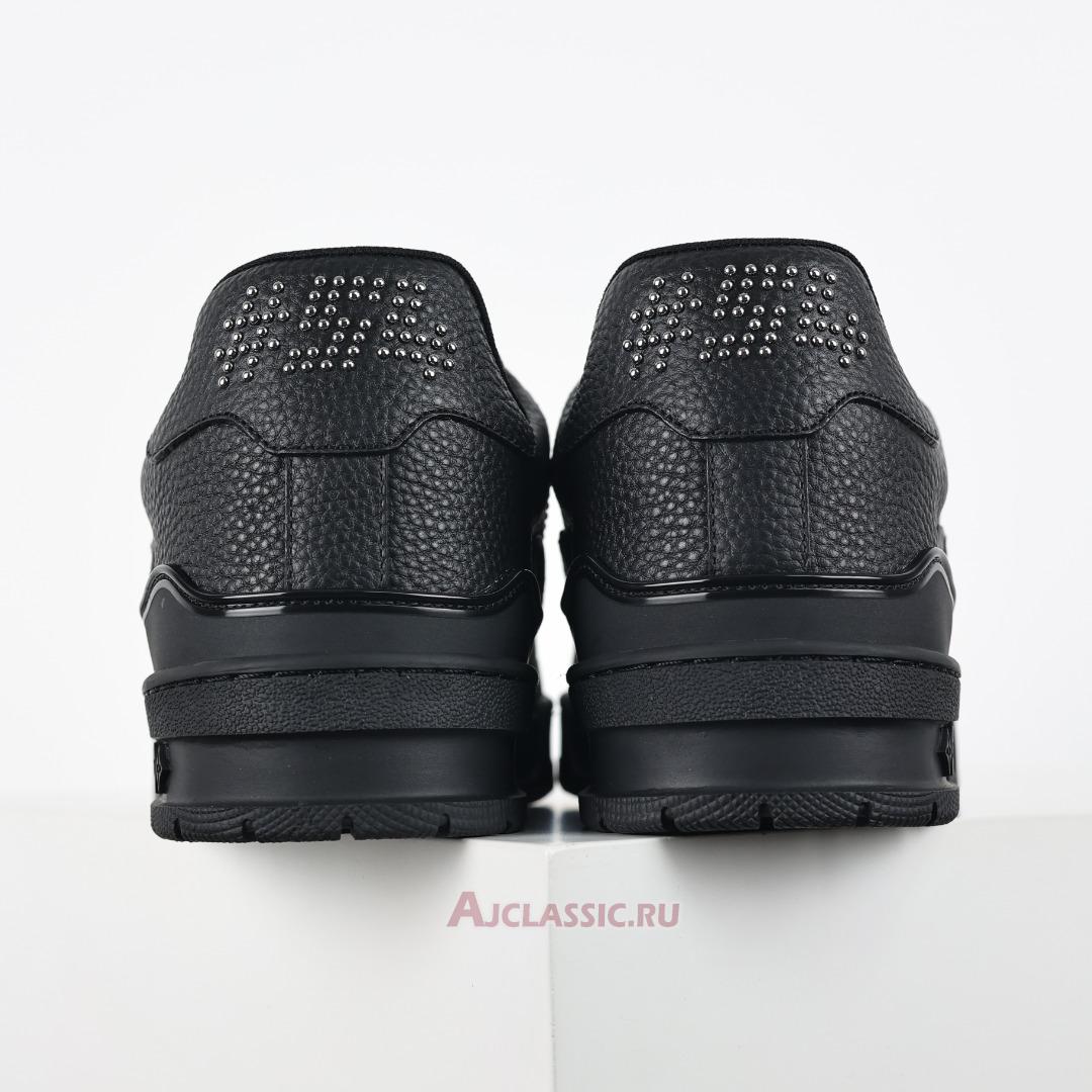 New Louis Vuitton LV Trainer Sneaker "Black Silver" 1ADDCH Shoes