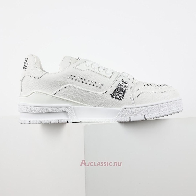 Buy Louis Vuitton LV Trainer Sneaker White Silver White 1ADDBY Quality Reps Replicas Shoes