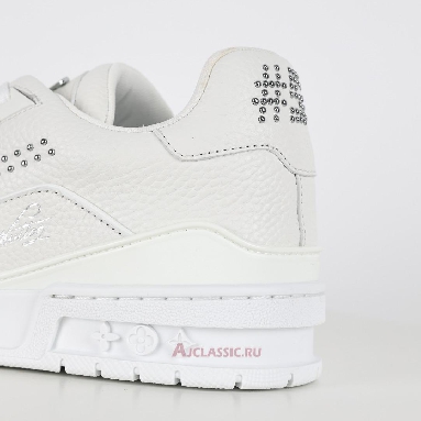 Buy Louis Vuitton LV Trainer Sneaker White Silver White 1ADDBY Quality Reps Replicas Shoes