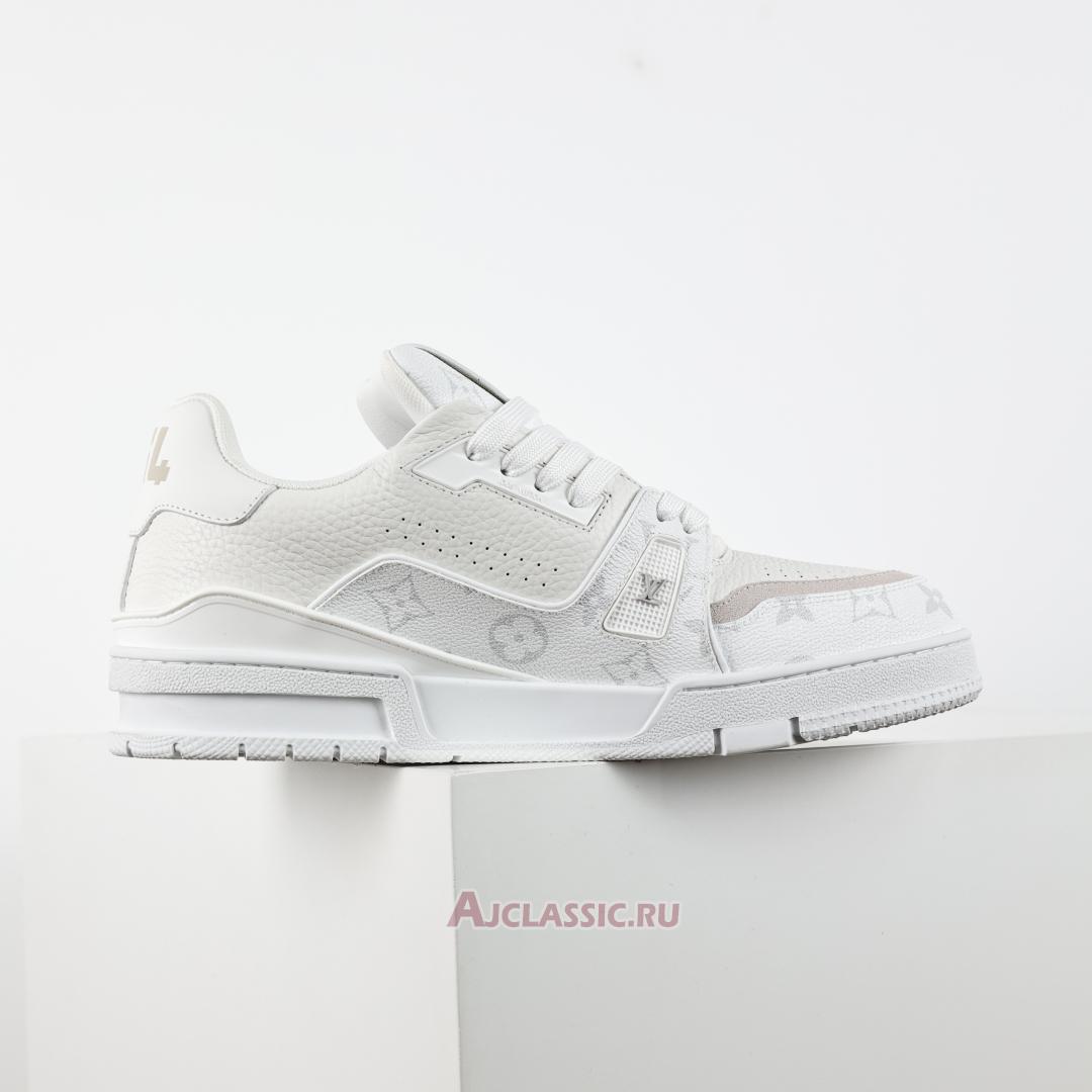 New Louis Vuitton LV Trainer Sneaker "White Monogram" 1AHDN3-2 Shoes