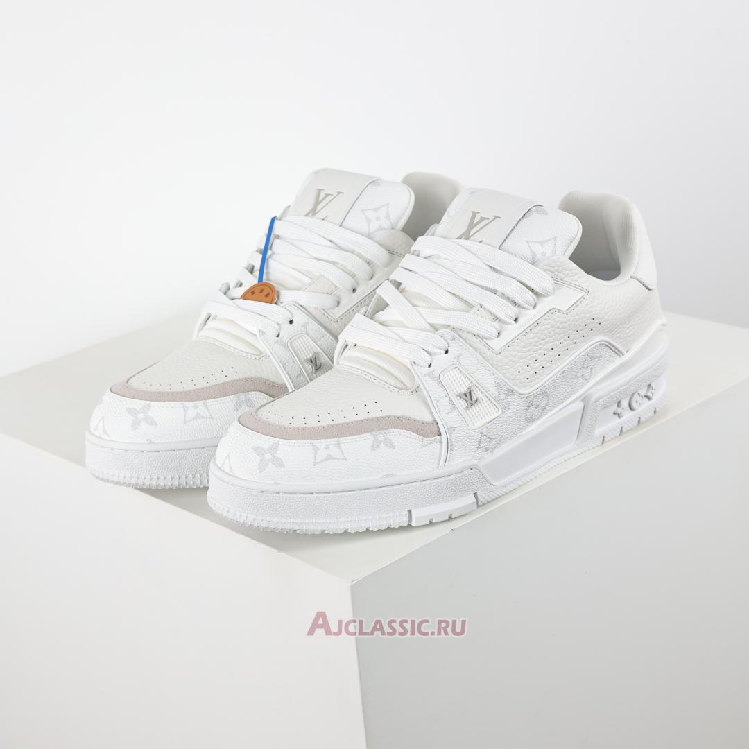 New Louis Vuitton LV Trainer Sneaker "White Monogram" 1AHDN3-2 Shoes