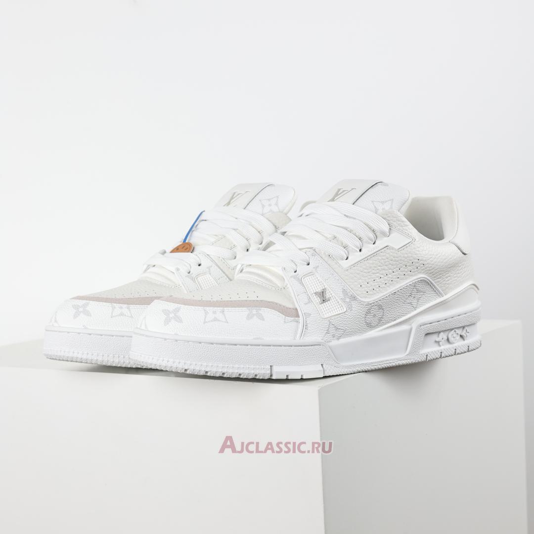 New Louis Vuitton LV Trainer Sneaker "White Monogram" 1AHDN3-2 Shoes