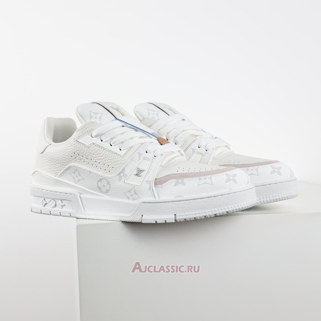 New Louis Vuitton LV Trainer Sneaker "White Monogram" 1AHDN3-2 Shoes