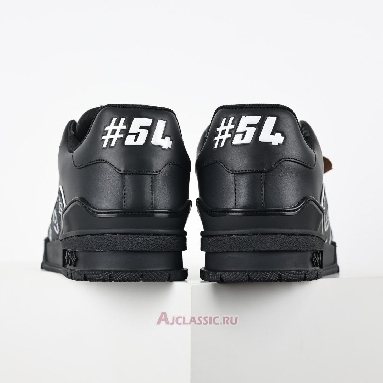 Buy Louis Vuitton LV Trainer Sneaker Black White Monogram Pattern Black 1AHTO6 Quality Reps Replicas Shoes