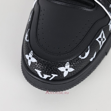 Buy Louis Vuitton LV Trainer Sneaker Black White Monogram Pattern Black 1AHTO6 Quality Reps Replicas Shoes