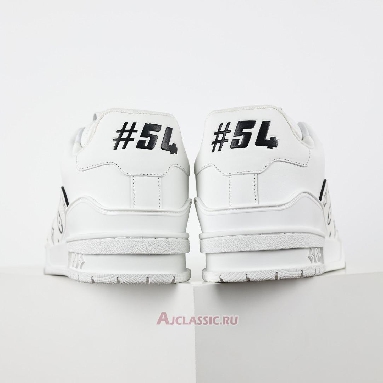 Buy Louis Vuitton LV Trainer Sneaker White Black Monogram Pattern White 1AHTOP Quality Reps Replicas Shoes